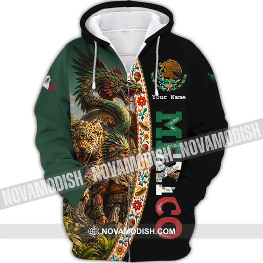 Unisex Shirt - Custom Mexico Shirt - Zipper Hoodie / S - T-shirt