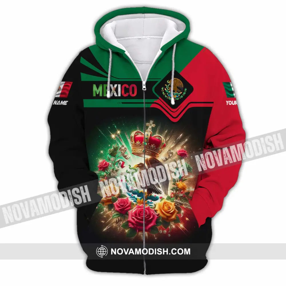Unisex Shirt - Custom Mexico Shirt Zipper Hoodie / S T-shirt