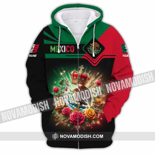 Unisex Shirt - Custom Mexico Shirt Zipper Hoodie / S T-shirt