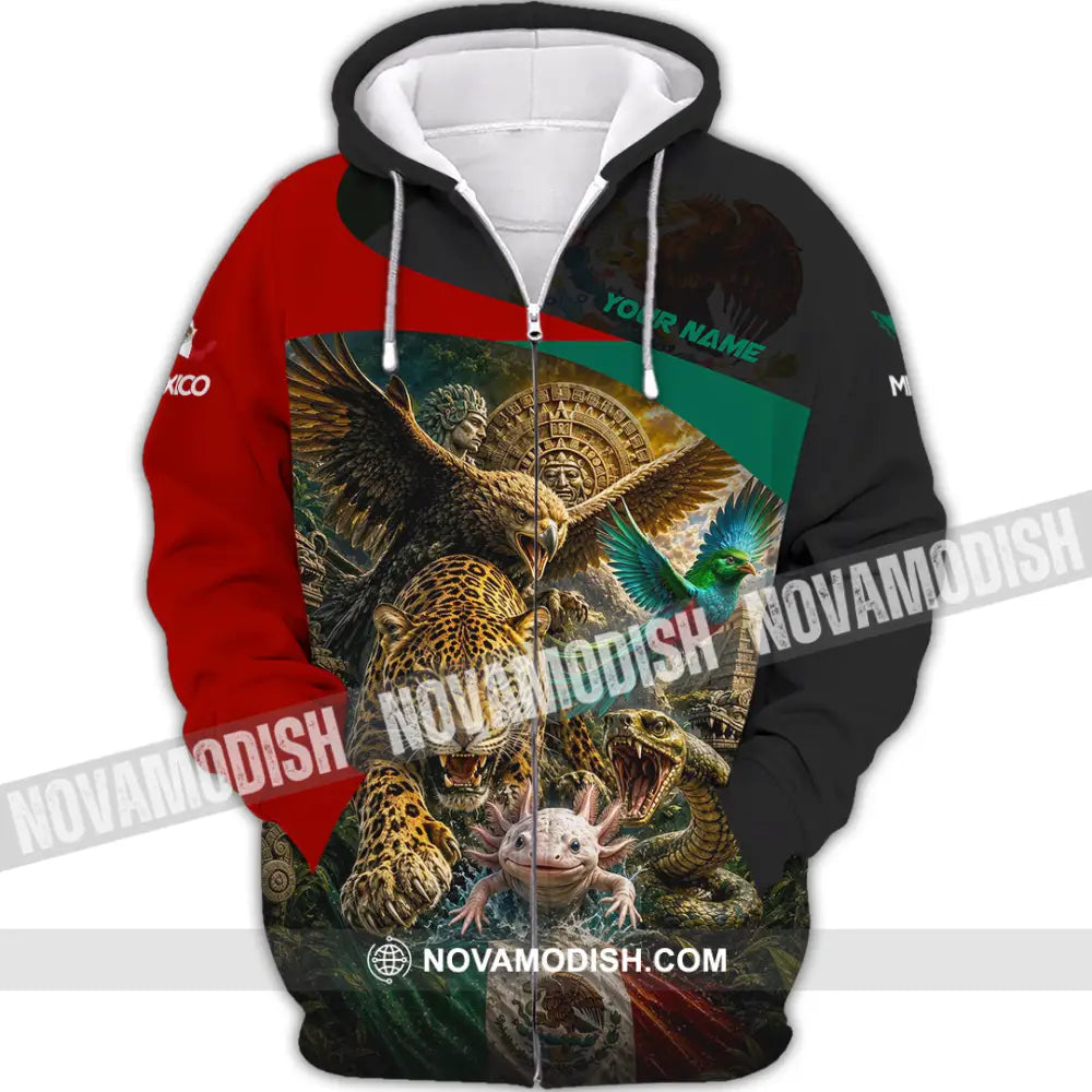 Unisex Shirt - Custom Mexico Shirt - Zipper Hoodie / S - T-shirt
