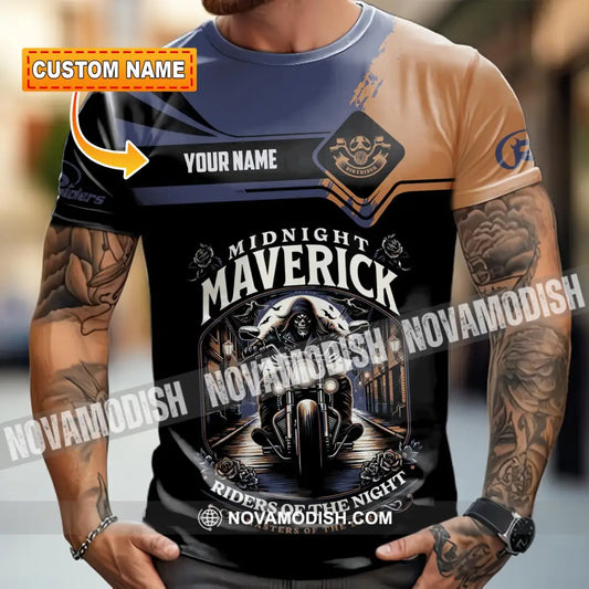 Unisex Shirt - Custom Midnight Maverick Riders Of The Night Shirt T-shirt