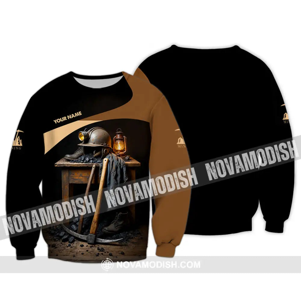 Unisex Shirt - Custom Mining Shirt - Long Sleeve / S - T-shirt
