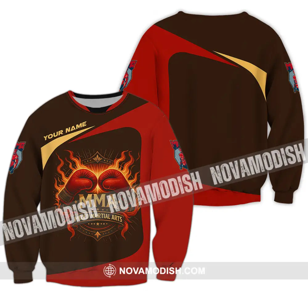 Unisex Shirt - Custom Mixed Martial Arts MMA Lover Shirt Long Sleeve / S T-shirt