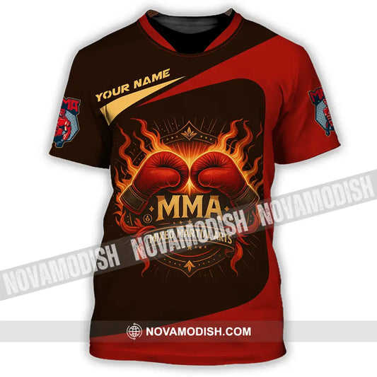 Unisex Shirt - Custom Mixed Martial Arts MMA Lover Shirt T-Shirt / S T-shirt