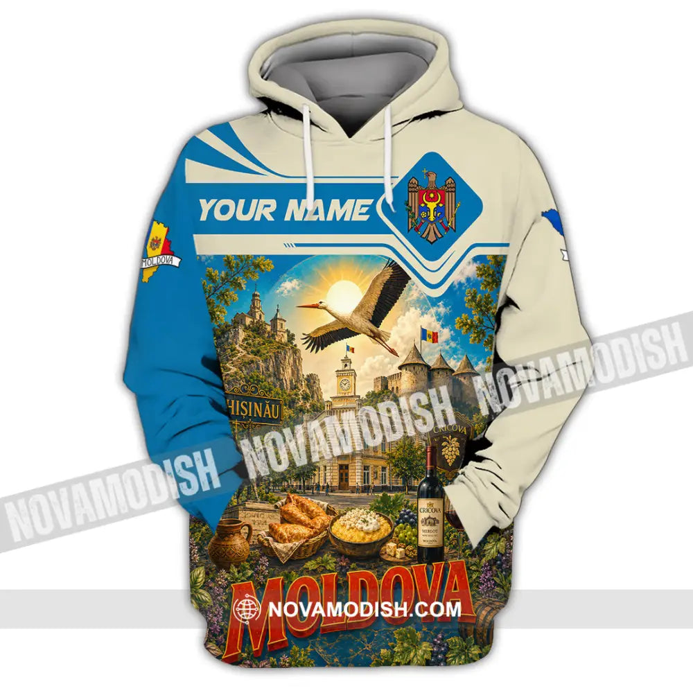 Unisex Shirt - Custom Moldova Shirt - Hoodie / S - T-shirt