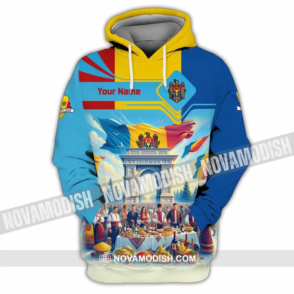 Unisex Shirt - Custom Moldova Shirt - Hoodie / S - T-shirt
