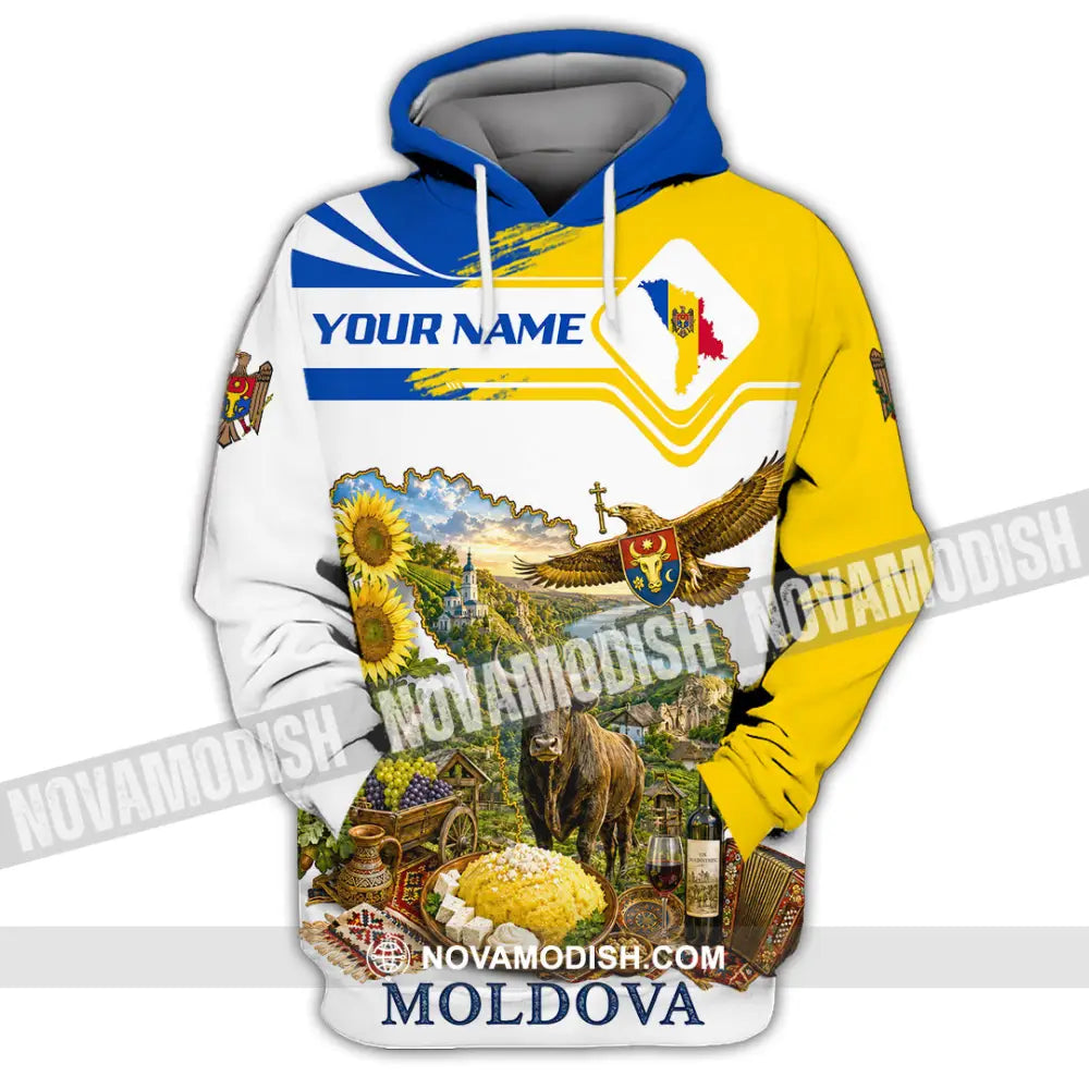 Unisex Shirt - Custom Moldova Shirt - Hoodie / S - T-shirt
