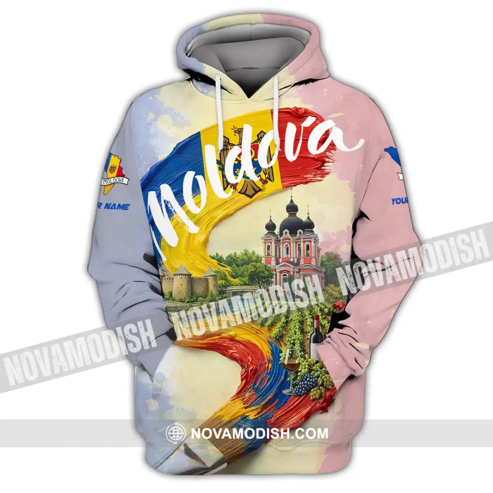 Unisex Shirt - Custom Moldova Shirt - Hoodie / S - T-shirt