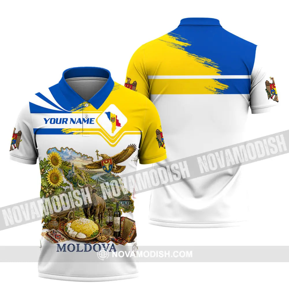 Unisex Shirt - Custom Moldova Shirt - Polo Shirt / S - T-shirt