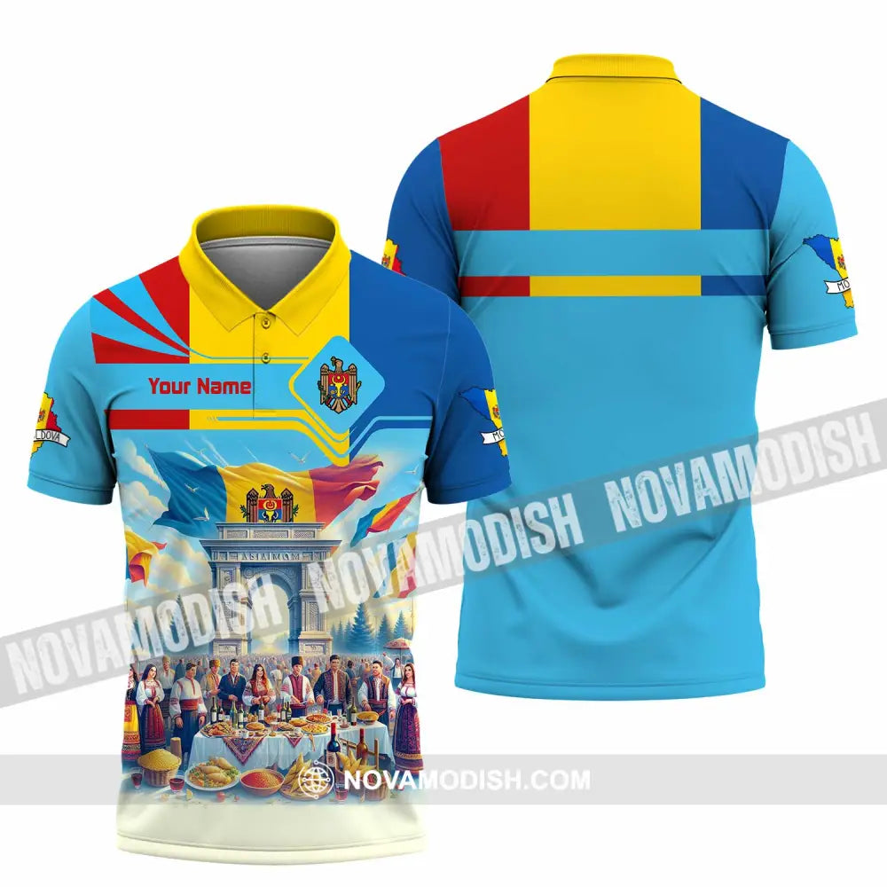Unisex Shirt - Custom Moldova Shirt - Polo Shirt / S - T-shirt