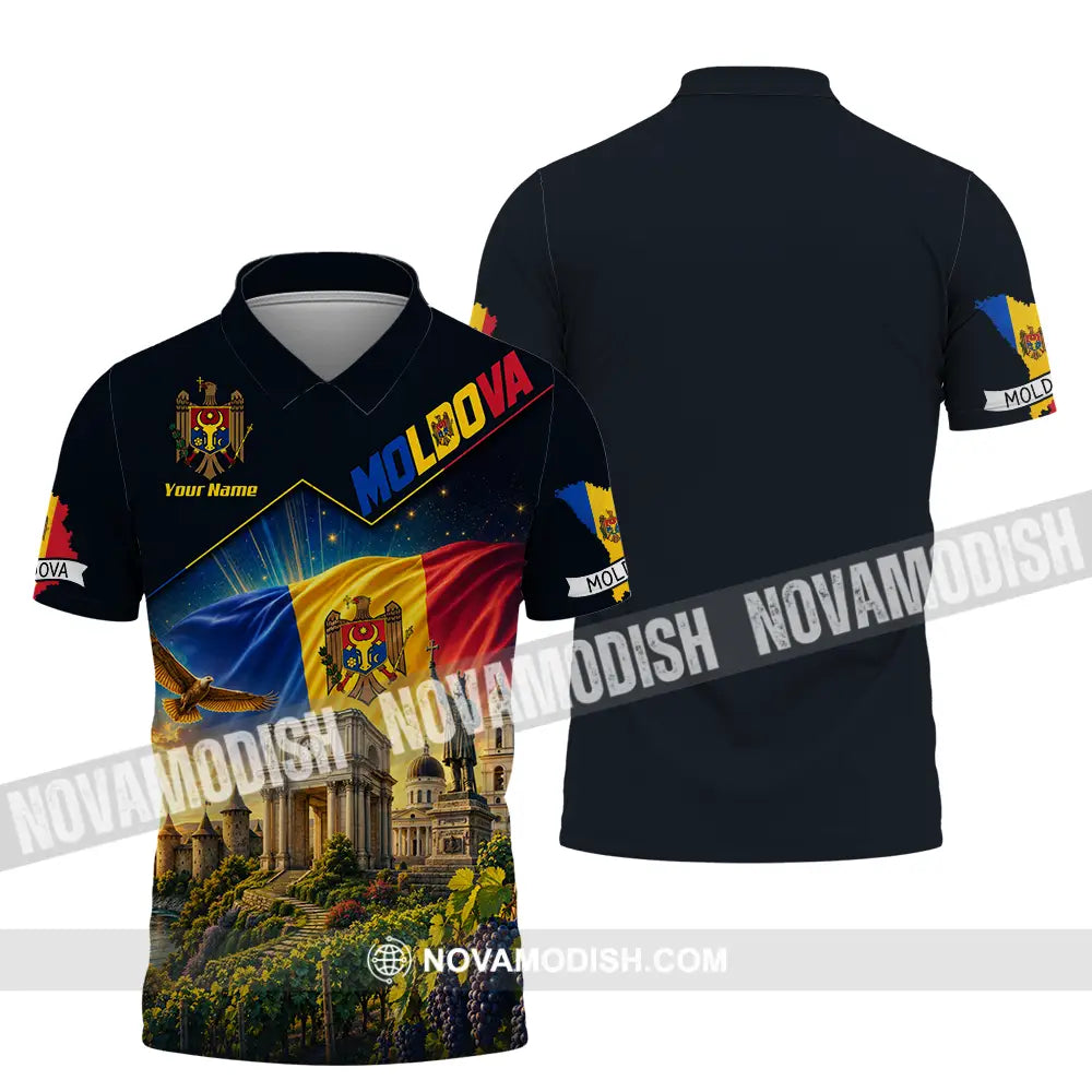 Unisex Shirt - Custom Moldova Shirt - Polo Shirt / S - T-shirt