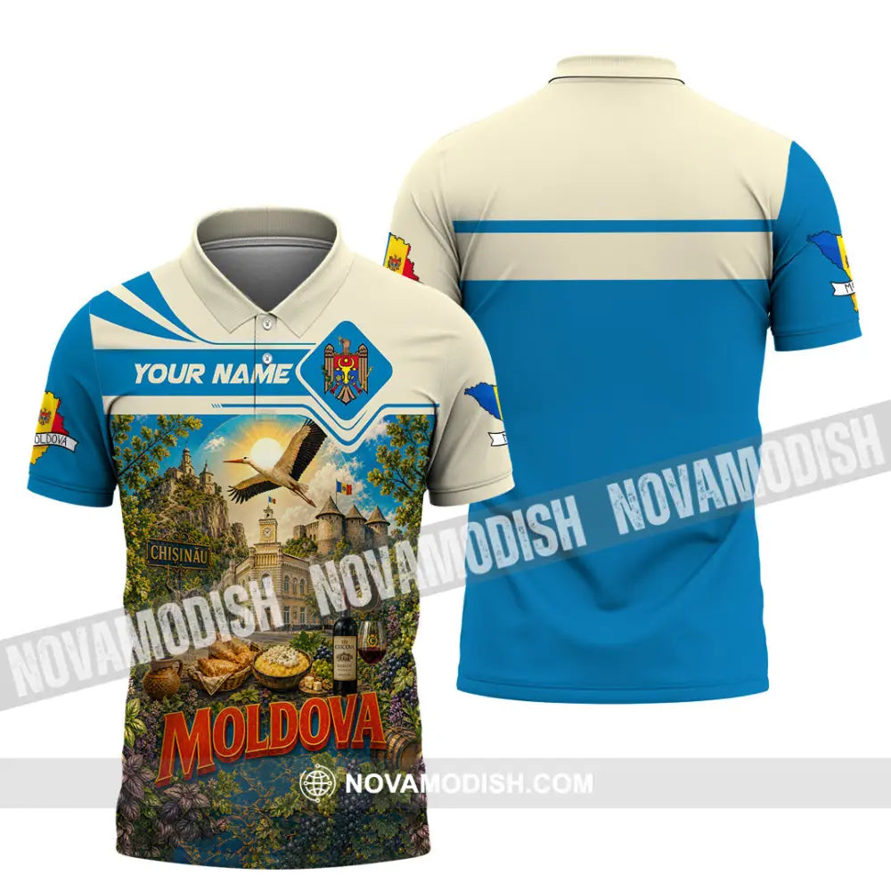 Unisex Shirt - Custom Moldova Shirt - Polo Shirt / S - T-shirt