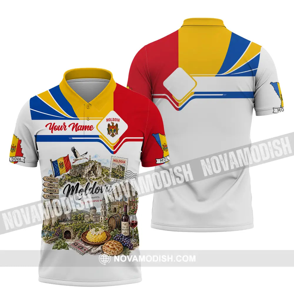 Unisex Shirt - Custom Moldova Shirt - Polo Shirt / S - T-shirt