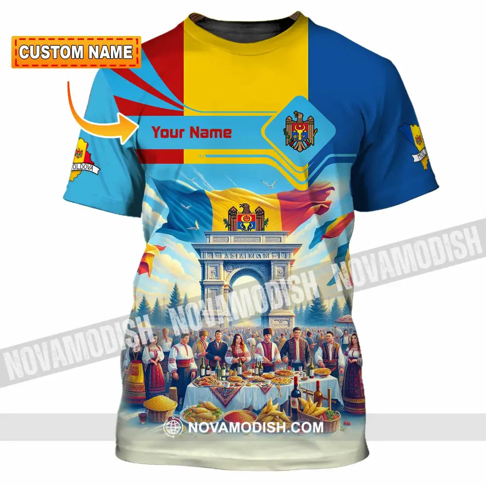 Unisex Shirt - Custom Moldova Shirt - T-shirt