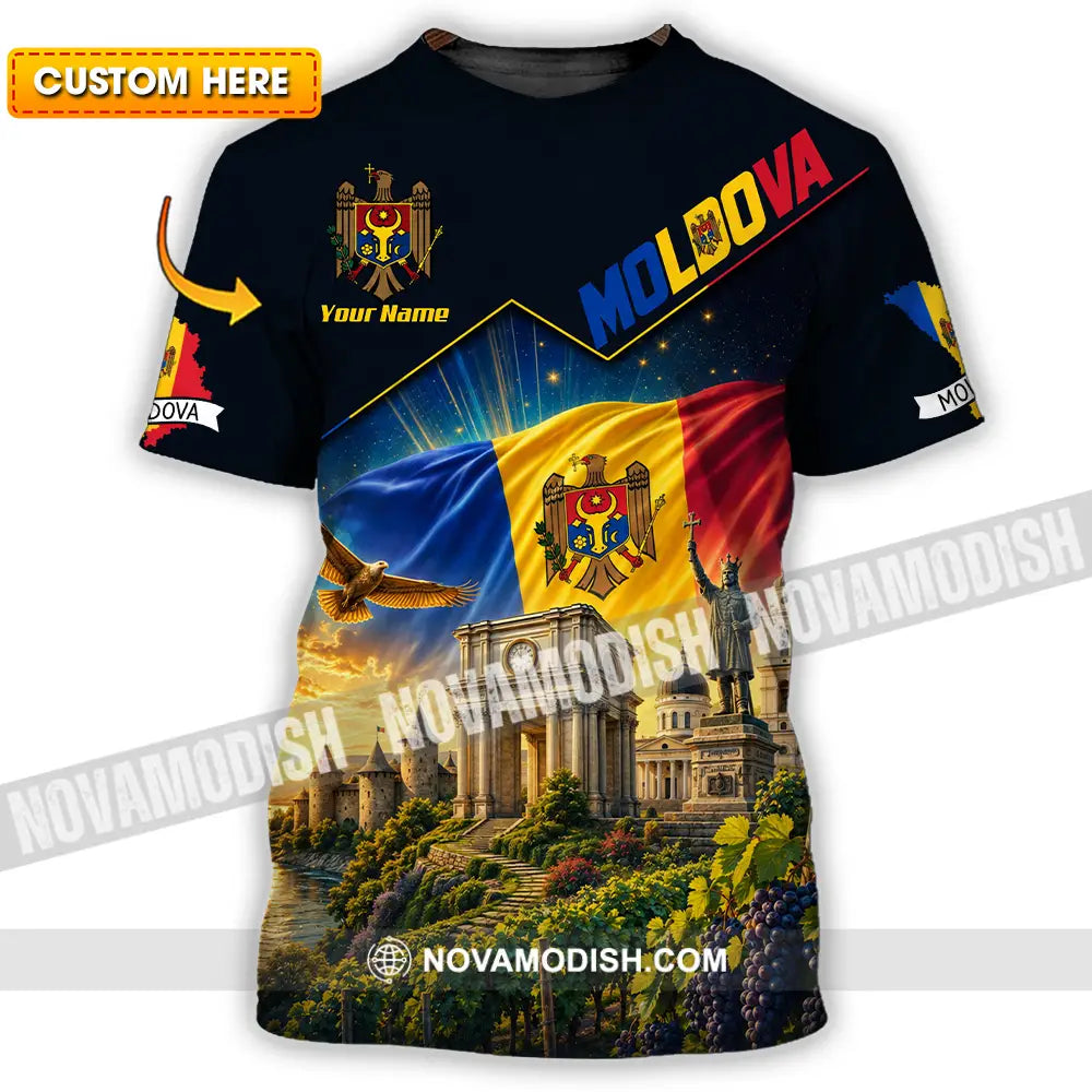 Unisex Shirt - Custom Moldova Shirt - T-shirt