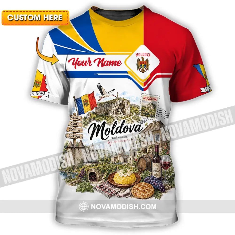 Unisex Shirt - Custom Moldova Shirt - T-shirt
