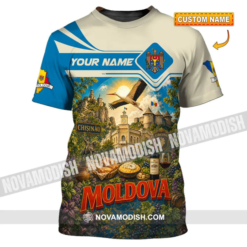 Unisex Shirt - Custom Moldova Shirt - T-shirt