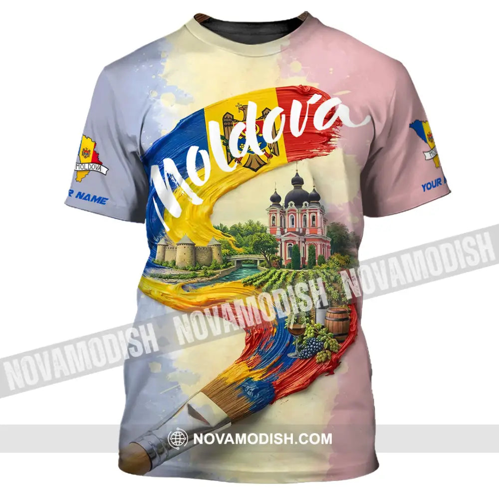 Unisex Shirt - Custom Moldova Shirt - T-Shirt / S - T-shirt