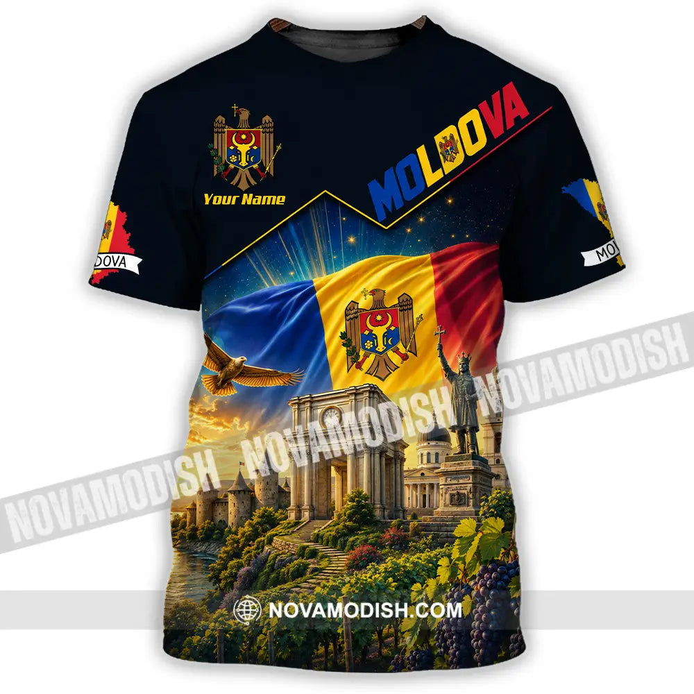 Unisex Shirt - Custom Moldova Shirt - T-Shirt / S - T-shirt