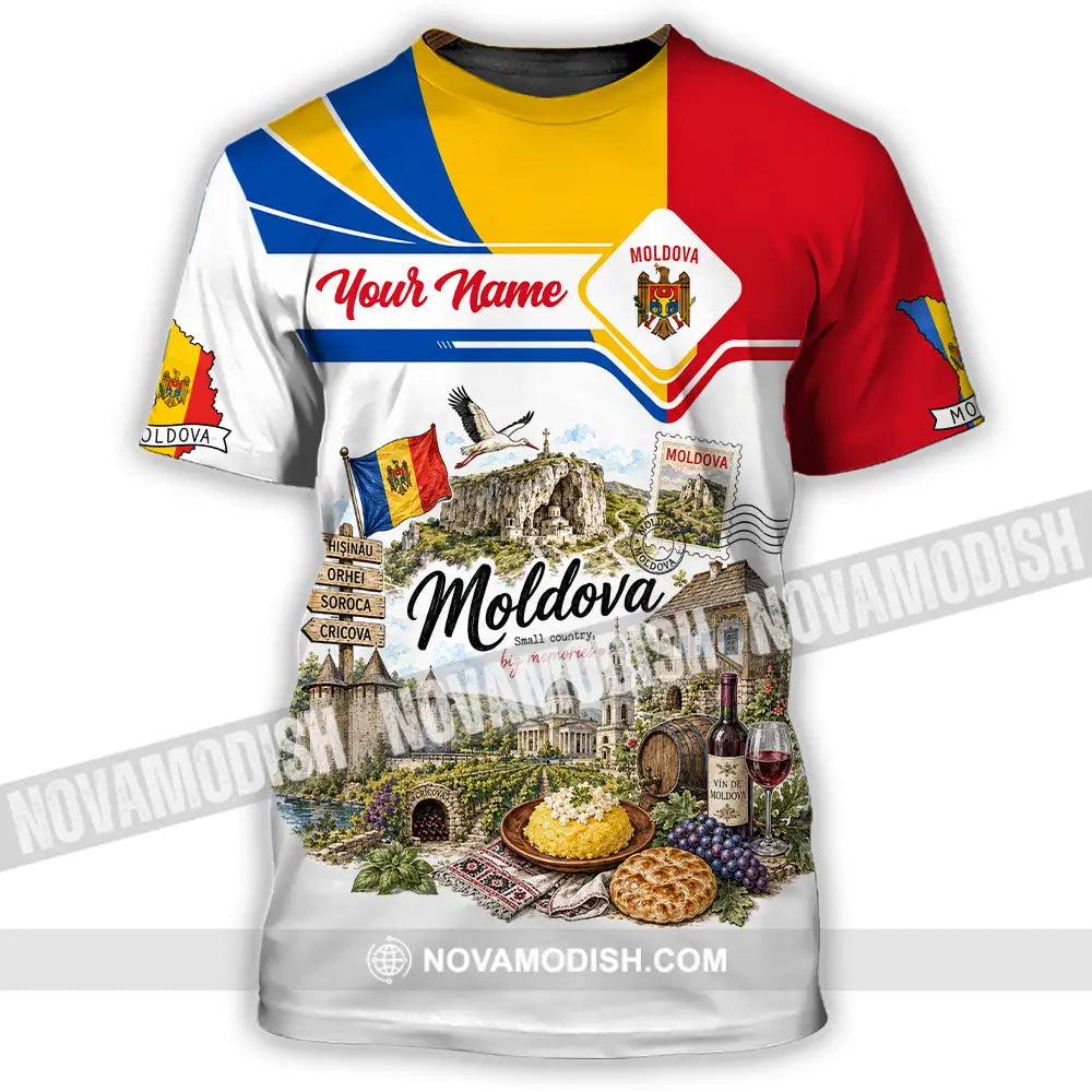 Unisex Shirt - Custom Moldova Shirt - T-Shirt / S - T-shirt