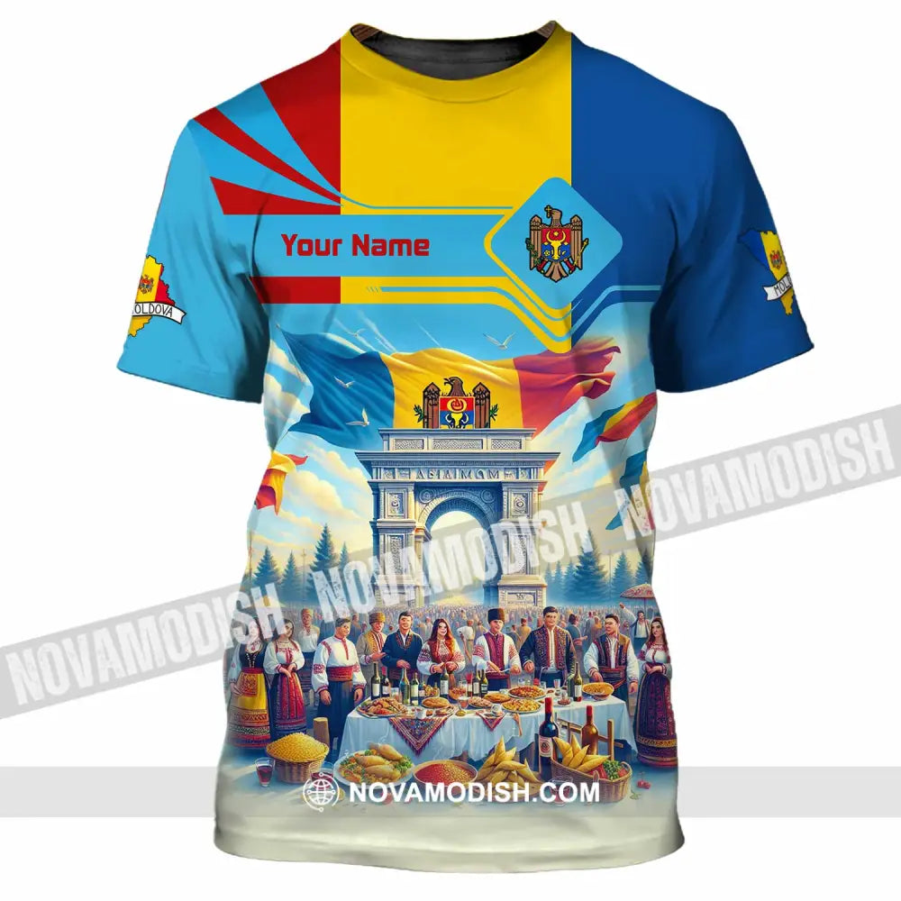 Unisex Shirt - Custom Moldova Shirt - T-Shirt / S - T-shirt