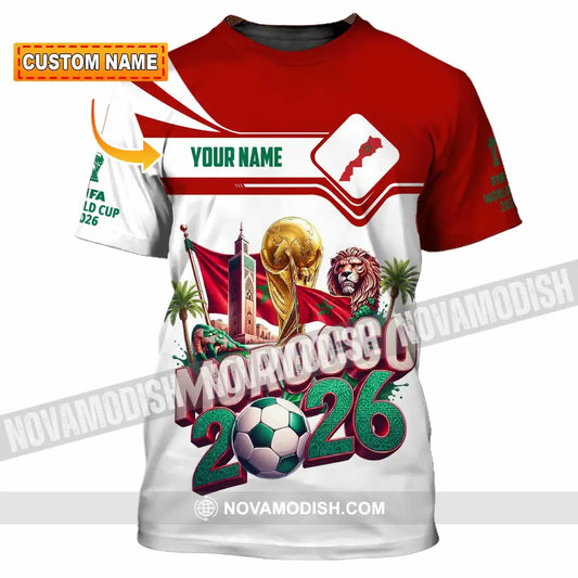 Unisex Shirt - Custom Morocco World Cup 2026 Shirt - T-shirt