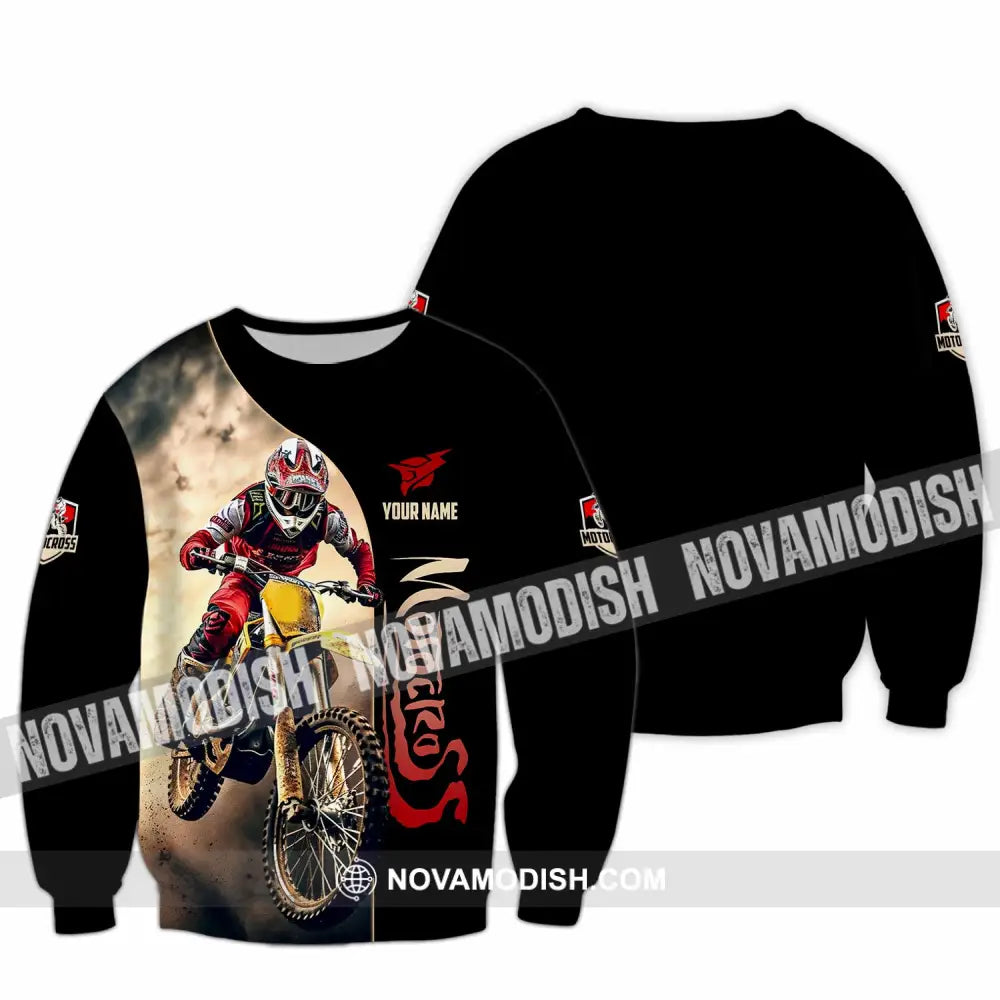Unisex Shirt - Custom Motocross Shirt Long Sleeve / S T-shirt