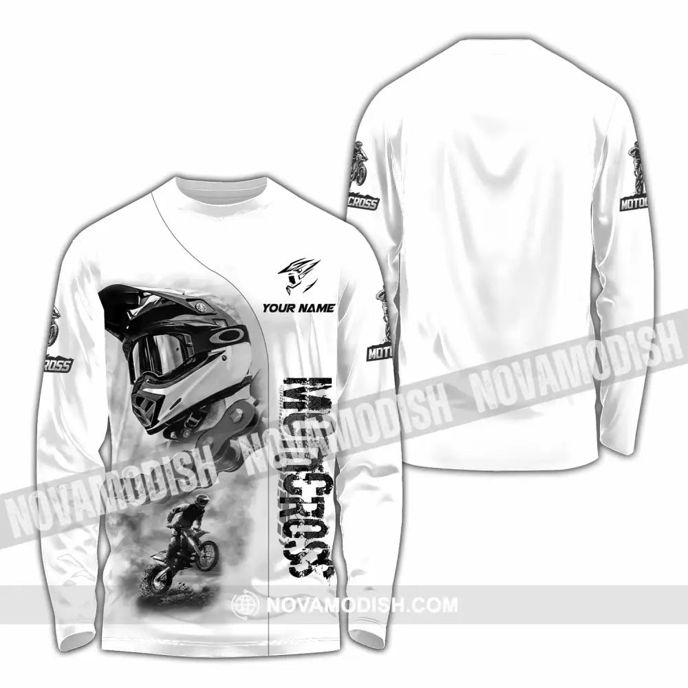 Unisex Shirt - Custom Motocross Shirt - Long Sleeve Shirt / S - T-shirt