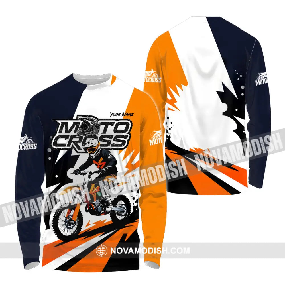 Unisex Shirt - Custom Motocross Shirt - Long Sleeve Shirt / S - T-shirt