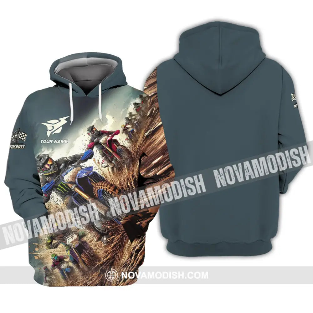 Unisex Shirt - Custom Motocross Player Shirt Hoodie / S T-shirt