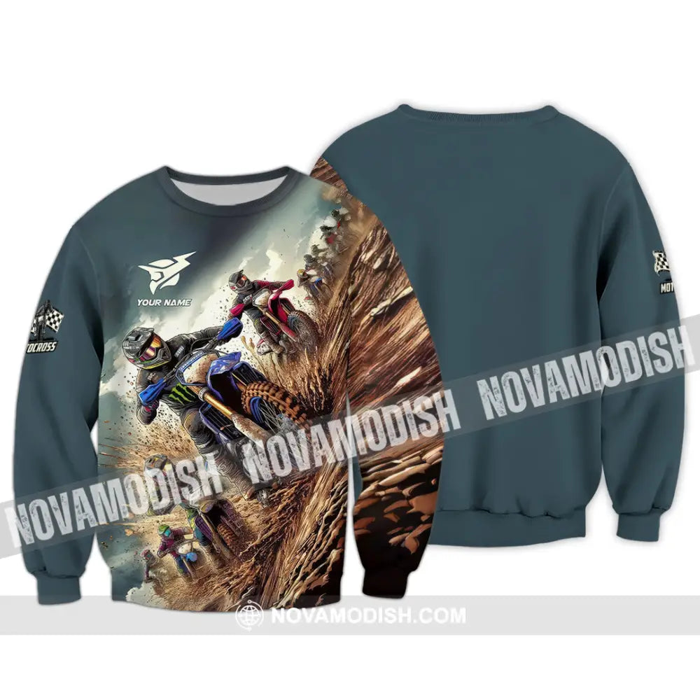 Unisex Shirt - Custom Motocross Player Shirt Long Sleeve / S T-shirt