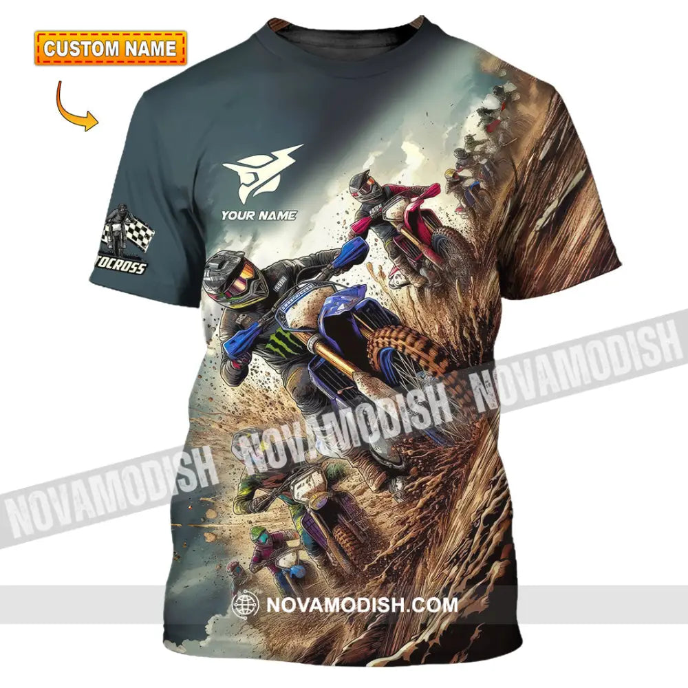 Unisex Shirt - Custom Motocross Player Shirt T-shirt