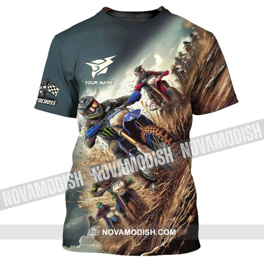 Unisex Shirt - Custom Motocross Player Shirt T-Shirt / S T-shirt