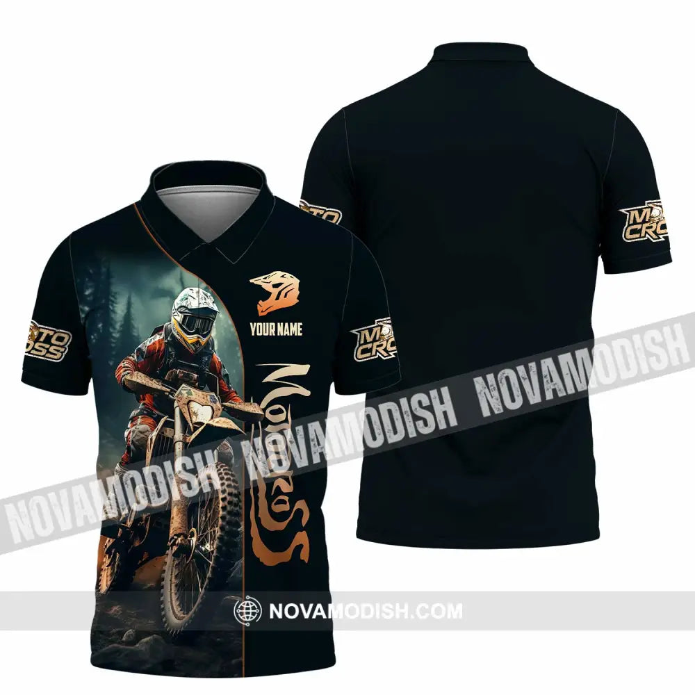 Unisex Shirt - Custom Motocross Shirt Polo Shirt / S T-shirt