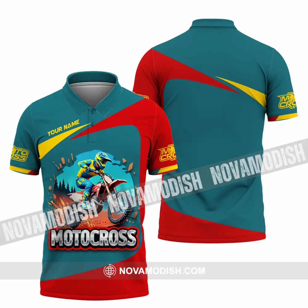 Unisex Shirt - Custom Motocross Shirt Polo Shirt / S T-shirt