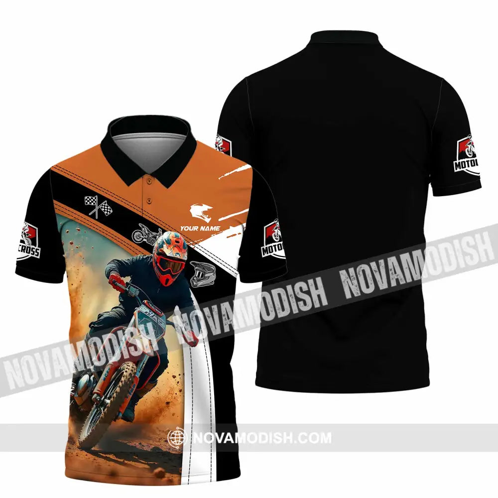 Unisex Shirt - Custom Motocross Shirt Polo Shirt / S T-shirt