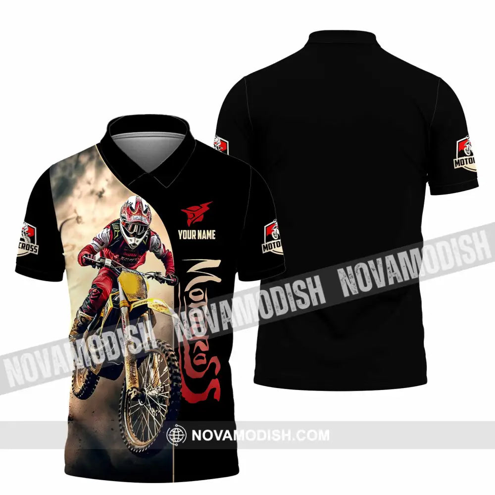 Unisex Shirt - Custom Motocross Shirt Polo Shirt / S T-shirt