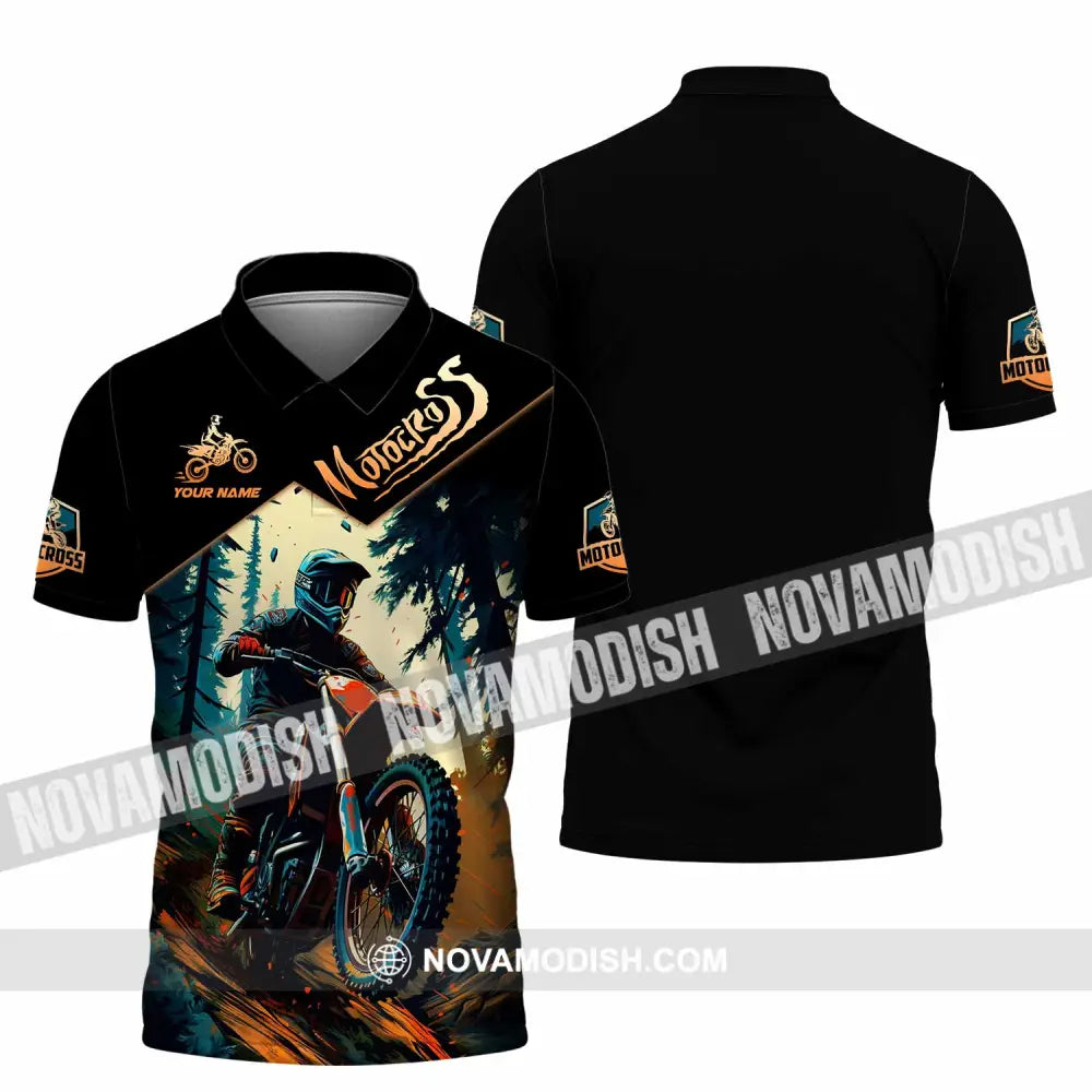 Unisex Shirt - Custom Motocross Shirt Polo Shirt / S T-shirt