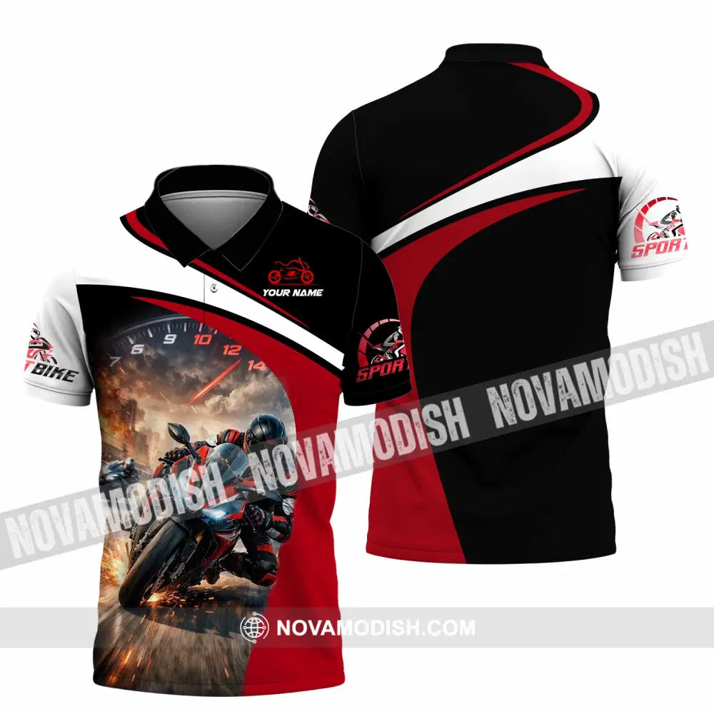 Unisex Shirt - Custom Motorbike Shirt - Polo Shirt / S - T-shirt