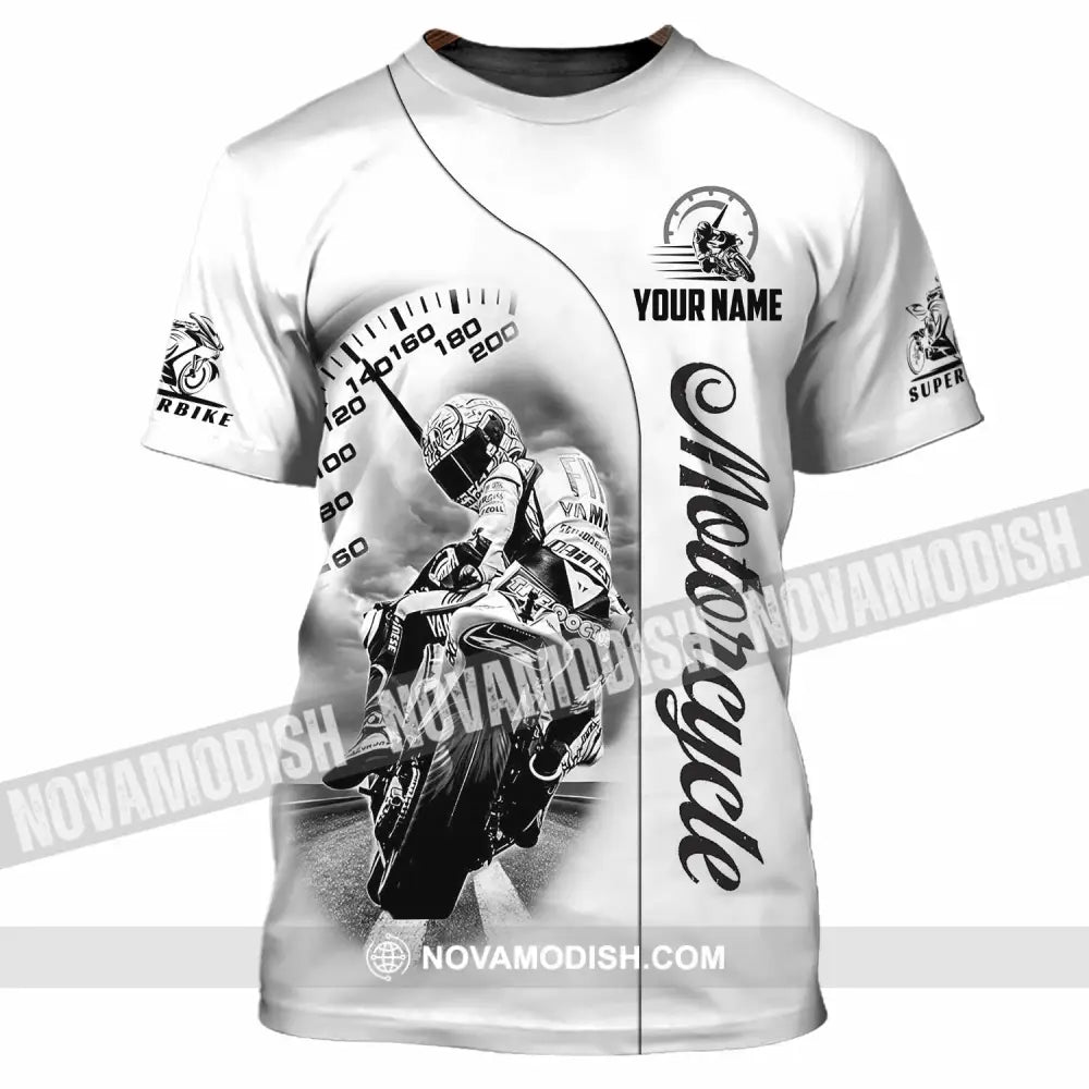 Unisex Shirt - Custom Motorcycle 3D Shirt T-Shirt / S T-shirt