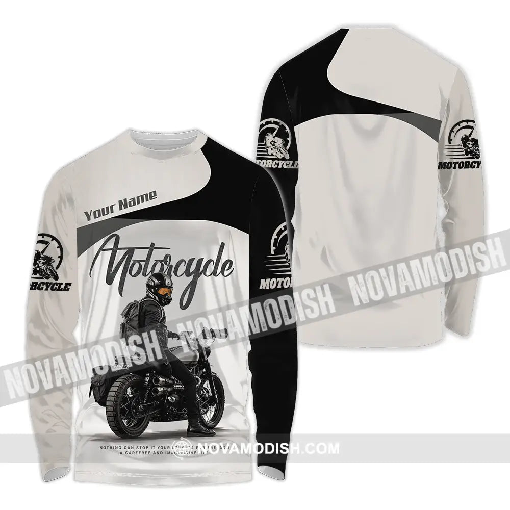 Unisex Shirt - Custom Motorcycle Shirt - Long Sleeve Shirt / S - T-shirt