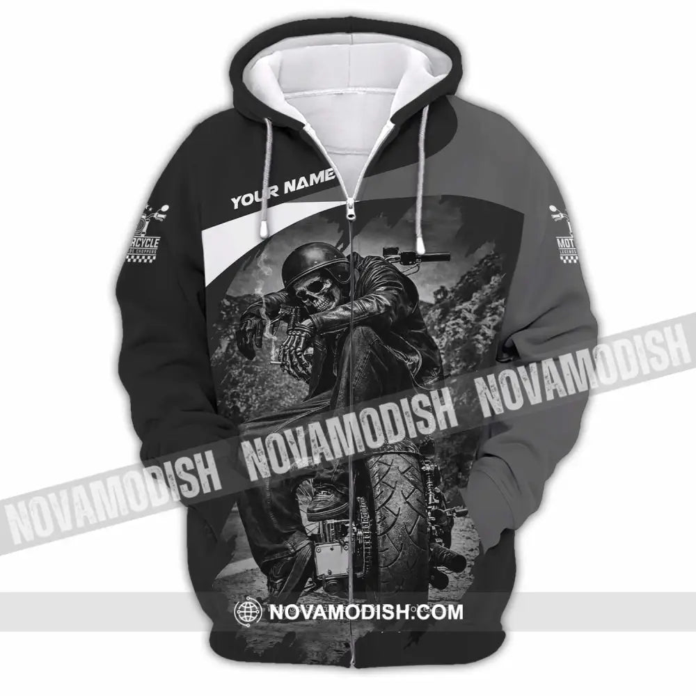 Unisex Shirt - Custom Motorcycle Shirt - Zipper Hoodie / S - T-shirt
