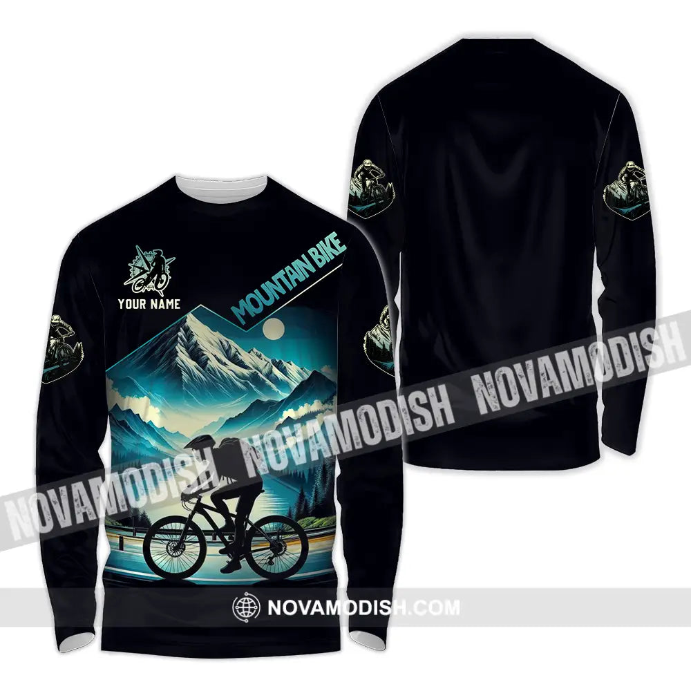Unisex Shirt - Custom Mountain Bike 3D Shirt Long Sleeve Shirt / S T-shirt