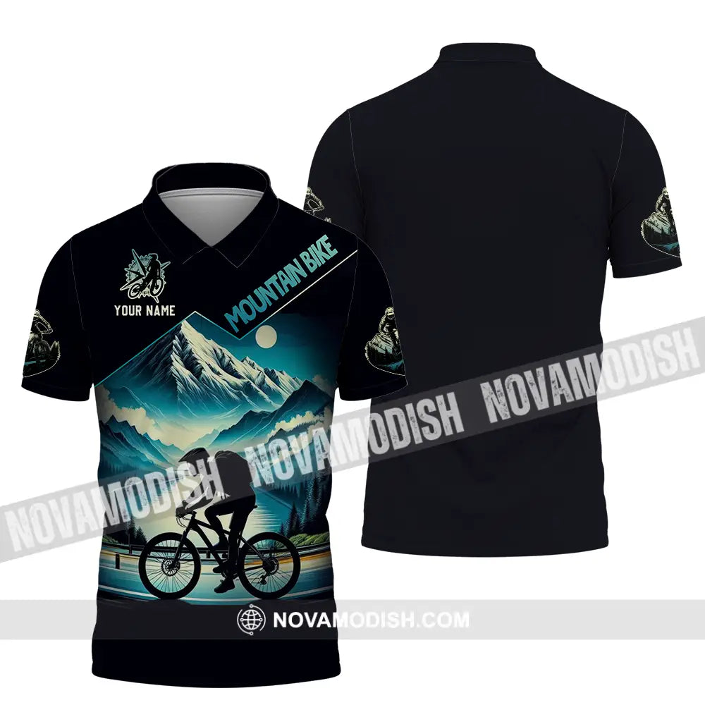 Unisex Shirt - Custom Mountain Bike 3D Shirt Polo Shirt / S T-shirt