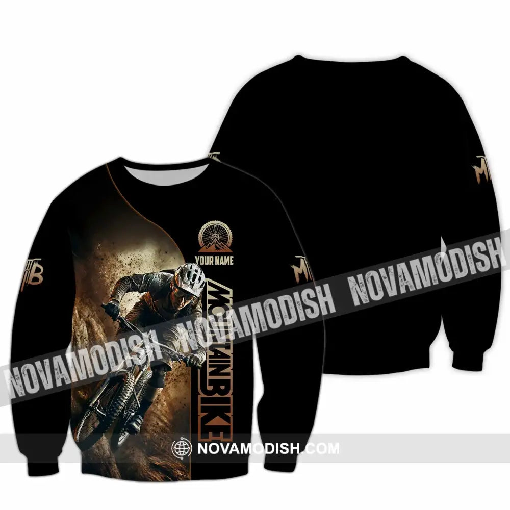 Unisex Shirt - Custom Mountain Bike Shirt Long Sleeve / S T-shirt