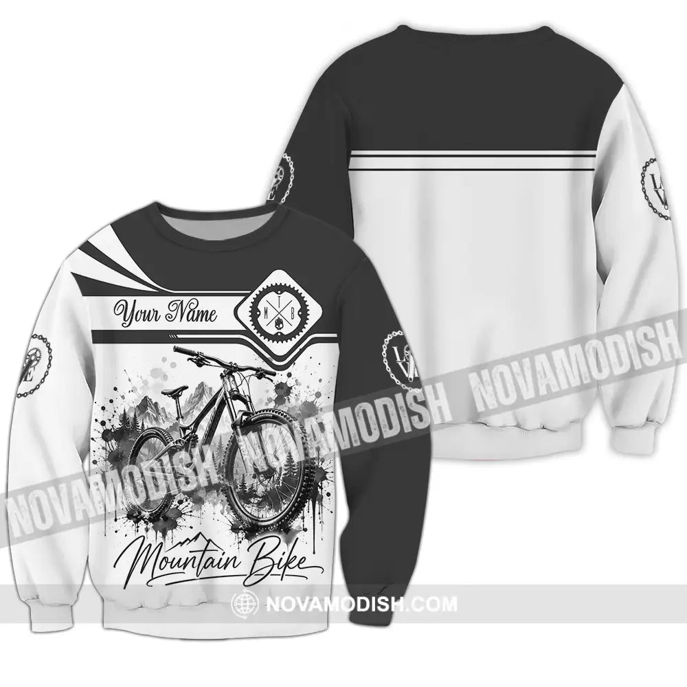 Unisex Shirt - Custom Mountain Bike Shirt - Long Sleeve / S - T-shirt