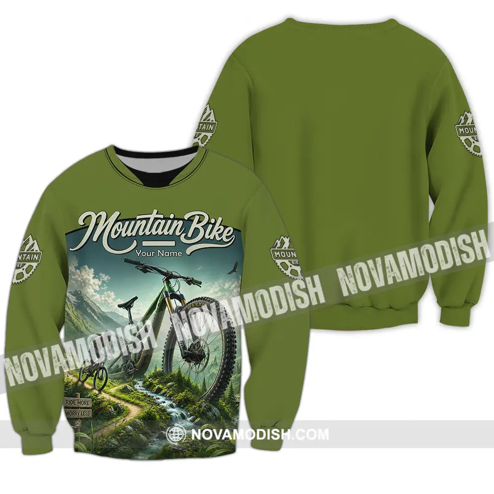 Unisex Shirt - Custom Mountain Bike Shirt - Long Sleeve / S - T-shirt