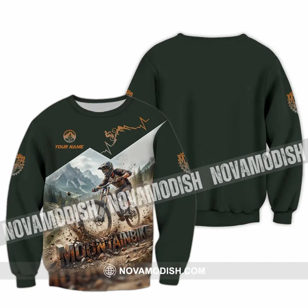Unisex Shirt - Custom Mountain Bike Shirt - Long Sleeve / S - T-shirt