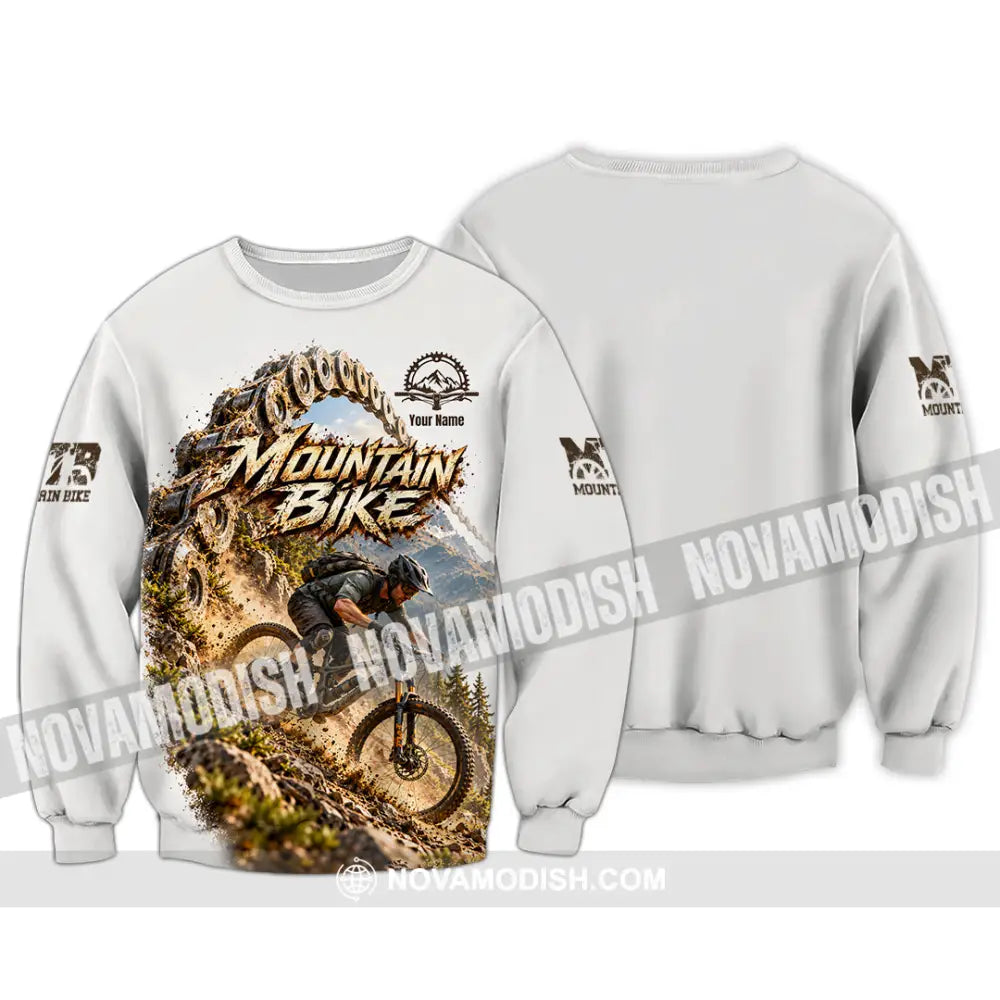 Unisex Shirt - Custom Mountain Bike Shirt - Long Sleeve / S - T-shirt