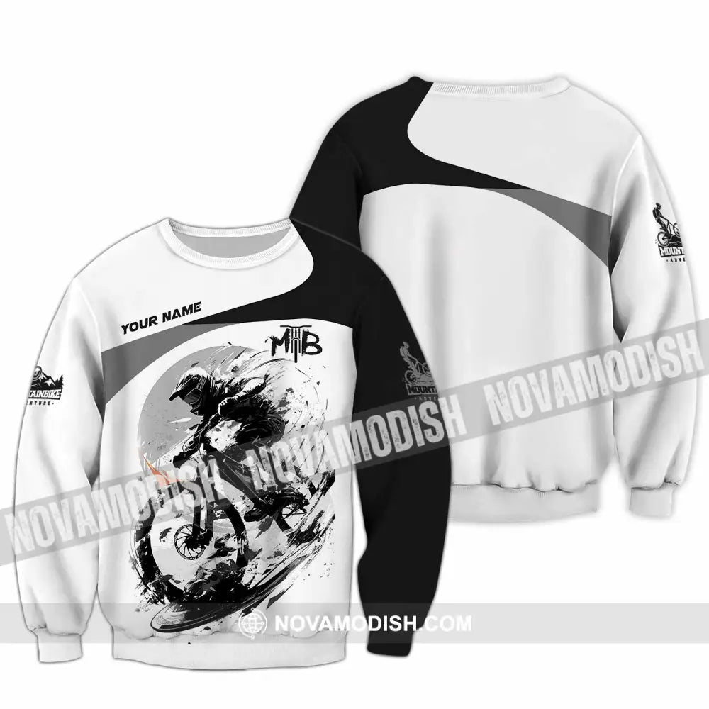Unisex Shirt - Custom Mountain Bike Shirt Long Sleeve / S T-shirt